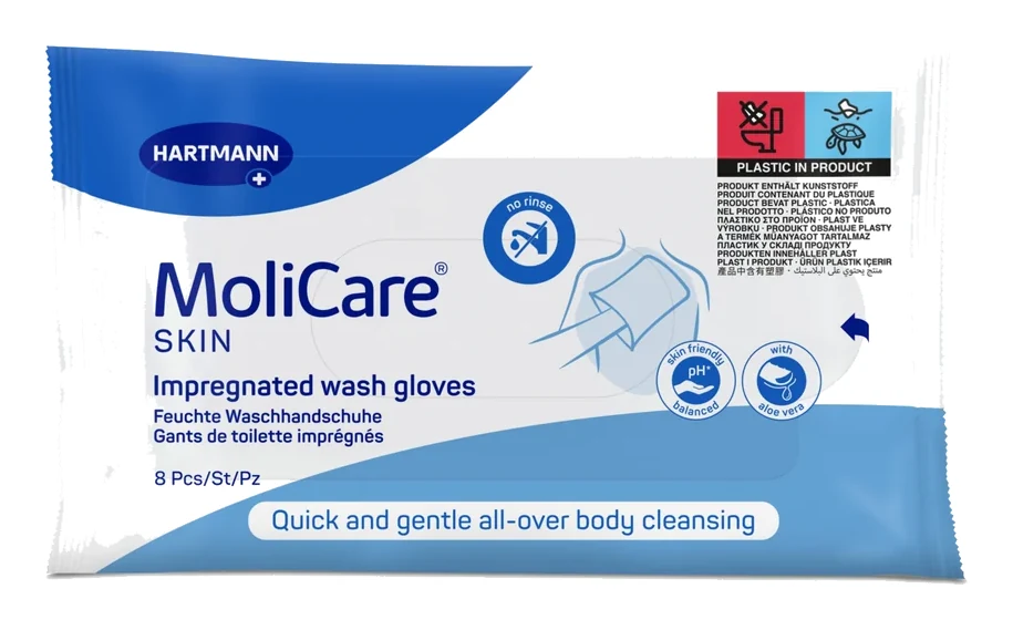 MoliCare® Skin Yıkama Eldivenleri