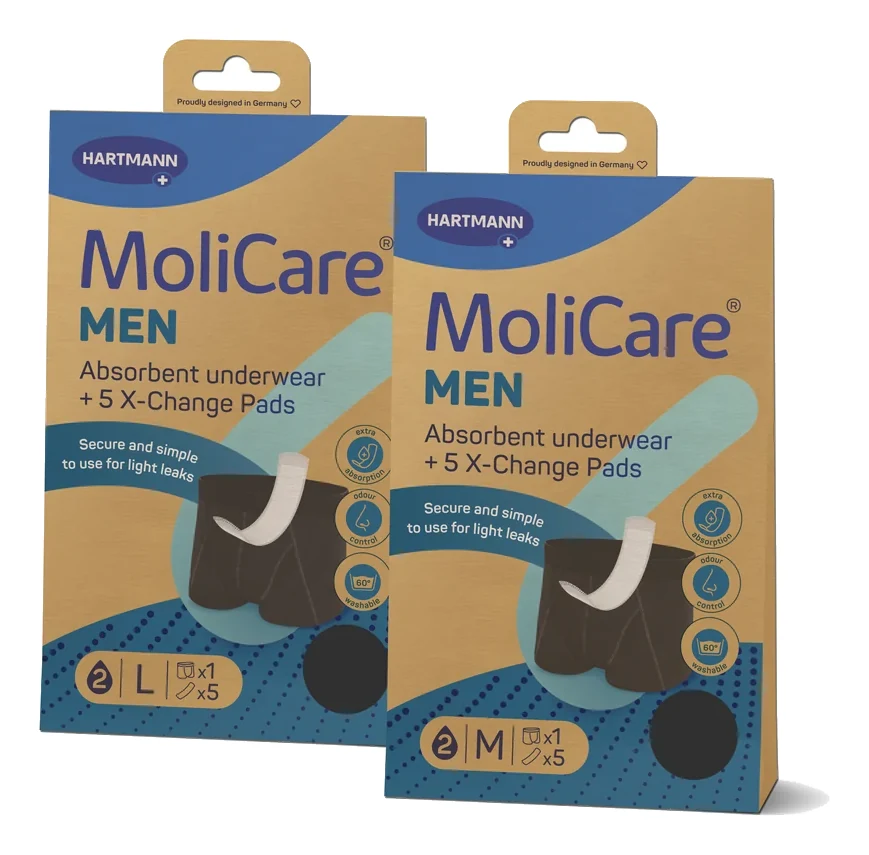 MoliCare® MEN Emici Külot + 5 Adet Değiştirilebilir Ped